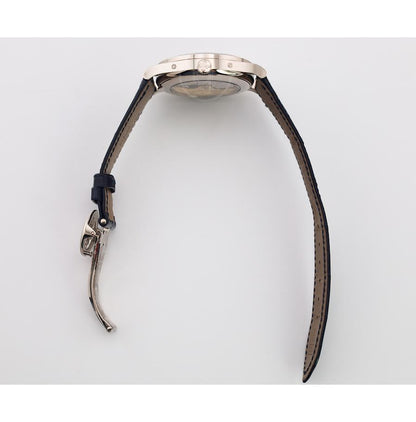 Patek Philippe Complications Annual Calendar Moon Phases White Gold Blue Baguette Diamond Dial | 5396G-017