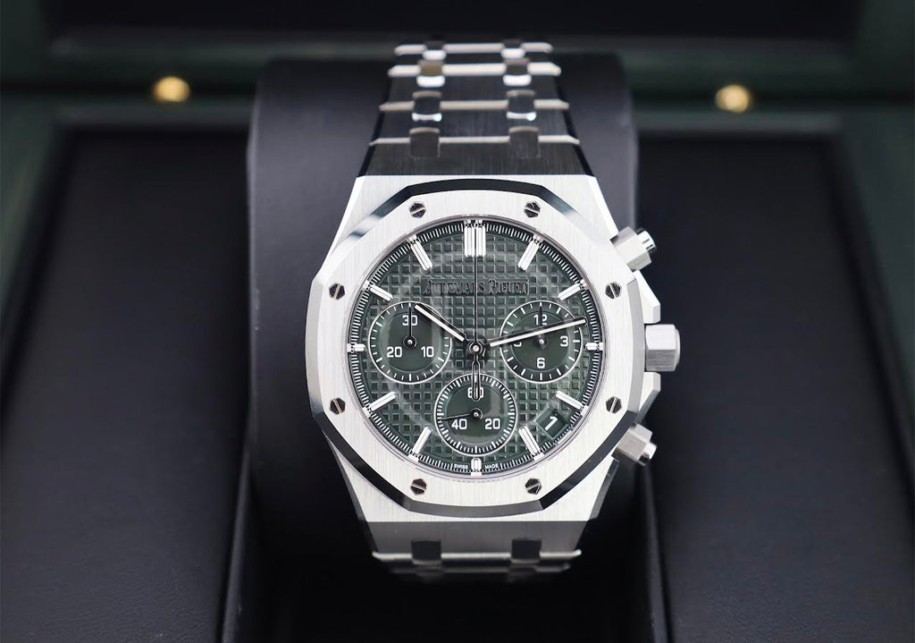 Audemars Piguet Royal Oak Chronograph "50th Anniversary" Stainless Steel 41mm Khaki Green Dial | 26240ST.OO.1320ST.04