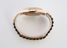 Load image into Gallery viewer, Rolex Day-Date 40 Rose Gold Chocolate Diagnonal Motif Index Dial &amp; Fluted Bezel President Bracelet 228235 -