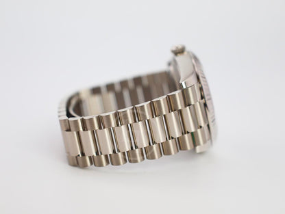 Rolex Day-Date 40 40mm Blue Ombré Dial Fluted Bezel President Bracelet - 228239 | 2024 Model