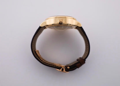 Patek Philippe Complications Calatrava Pilot Travel Time Rose Gold Brown Dial | 7234R-001