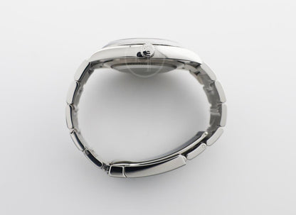 Rolex Oyster Perpetual 41 Watch - Domed Bezel - Green Index Dial - Oyster Bracelet - 2020 Release - 124300 greio