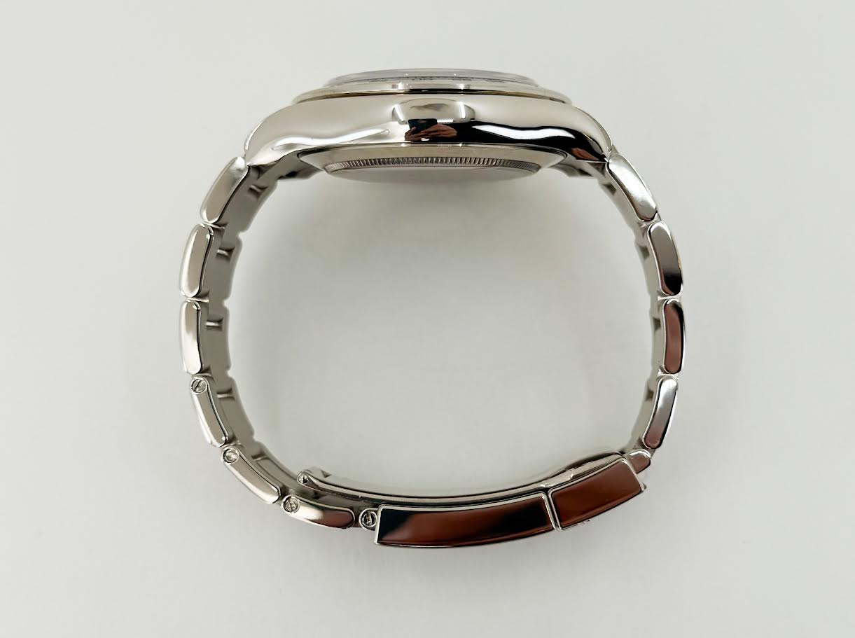 Rolex Daytona White Gold Blue Index Dial White Gold Bezel Oyster Bracelet 116509