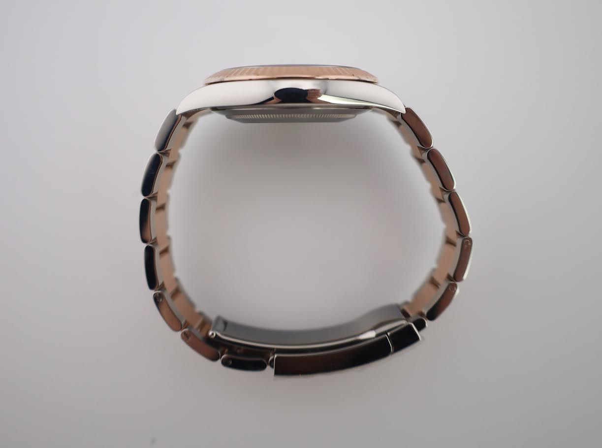 Rolex Datejust 41 Rose Gold/Steel Slate Motif Dial Fluted Bezel Oyster Bracelet 126331