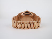 Load image into Gallery viewer, Rolex Day-Date 40 Rose Gold Sundust Diamond Dial &amp; Fluted Bezel President Bracelet 228235 -