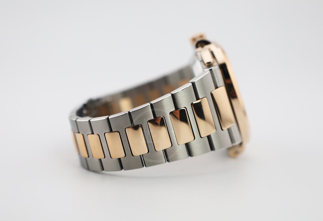 Patek Philippe Nautilus Chronograph Date Automatic Stainless Steel Rose Gold Blue Dial | 5980/1AR-001