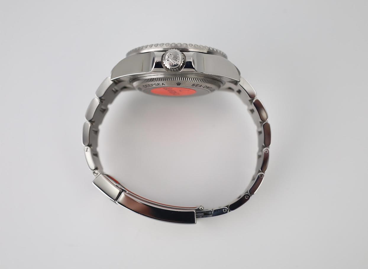 Rolex Deepsea-44mm Stainless Steel Black Ceramic Black Dial Watch - 116660