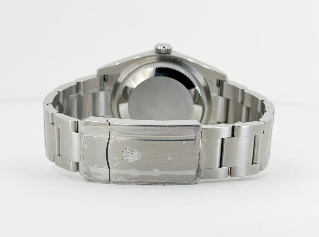 Rolex Oyster Perpetual 36 Watch - Domed Bezel - Blue Index Dial - Oyster Bracelet - 2020 Release - 126000 bluio