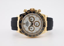Load image into Gallery viewer, Rolex Yellow Gold Cosmograph Daytona Watch - Black Cerachrom Bezel - White Index Dial - Oysterflex Strap - 126518ln wiof