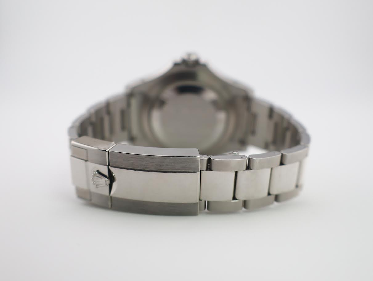 Rolex Yacht-Master 40 Stainless Steel Dark Rhodium Dial Platinum Bezel Oyster Bracelet 126622