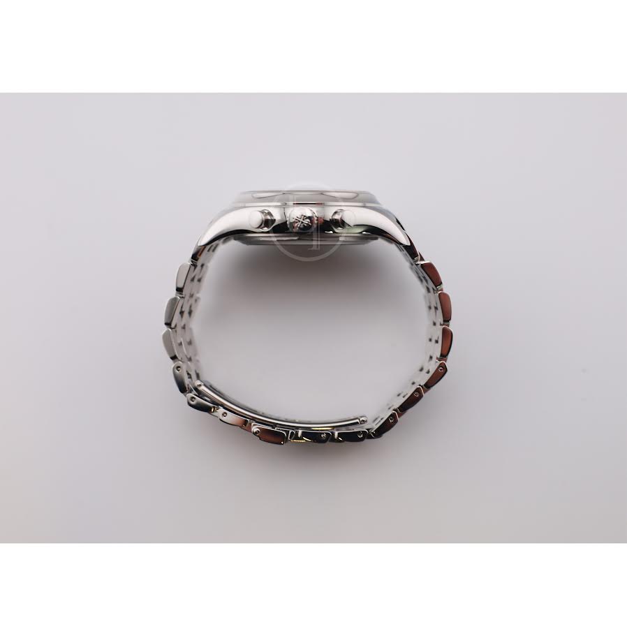 Patek Philippe Complications Day-Date Annual Calendar Chronograph Stainless Steel 40.5mm White Dial Bracelet | 5960/1A-001