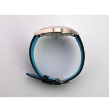 Load image into Gallery viewer, Patek Philippe Calatrava Date Sweep Seconds White Gold Black Carbon Motif Dial Sky Blue | 6007G-011