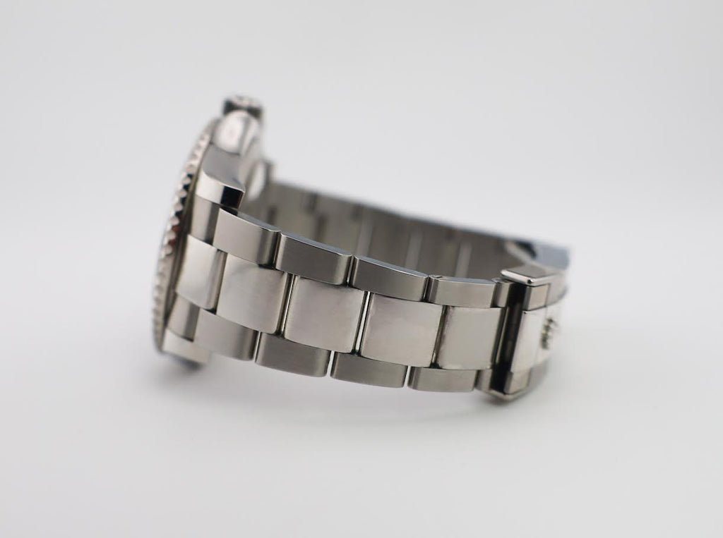 Rolex Yacht-Master 40 Stainless Steel Dark Rhodium Dial Platinum Bezel Oyster Bracelet 126622