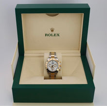 Load image into Gallery viewer, Rolex Yellow Rolesor Cosmograph Daytona Watch - Fixed Bezel - White Index Dial - Oyster Bracelet - 126503 wio