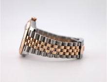 Load image into Gallery viewer, Rolex Datejust 41 Rose Gold/Steel White Mother of Pearl Diamond Dial Fluted Bezel Jubilee Bracelet 126331 -