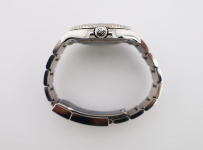 Rolex Yacht-Master 40 Stainless Steel Dark Rhodium Dial Platinum Bezel Oyster Bracelet 126622