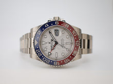 Load image into Gallery viewer, Rolex GMT Master II White Gold Meteorite Luminous Dial Red/Blue Ceramic Bezel Oyster Bracelet 126719BLRO