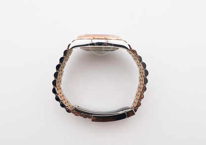 Rolex Datejust 36 Rose Gold/Steel White Index Dial & Fluted Bezel Jubilee Bracelet 126231