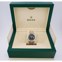Load image into Gallery viewer, Rolex Datejust 41 Yellow Gold/Steel Black Index Dial Fluted Bezel Jubilee Bracelet 126333 -