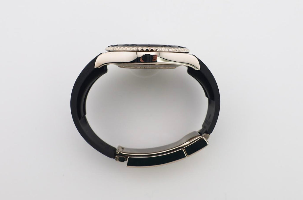 Rolex White Gold Yacht-Master 42 Watch - Black Dial - Oysterflex Strap - 226659 bk