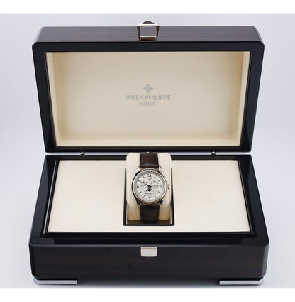 Patek Philippe Complications Annual Calendar Moon Phases White Gold Cream Dial | 5146G-001