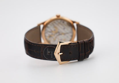 Patek Philippe Calatrava "Clous de Paris" Rose Gold Hobnail BezelSilver Dial - 6119R-001