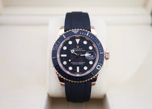 Load image into Gallery viewer, Rolex Everose Gold Yacht-Master 40 Watch - Black Dial - Oysterflex Strap - 126655 bk