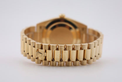 Rolex Day-Date 40 Yellow Gold Champagne Index Dial & Fluted Bezel President Bracelet 228238 -