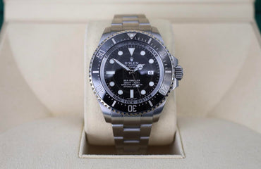 Rolex Deepsea-44mm Stainless Steel Black Ceramic Black Dial Watch - 116660