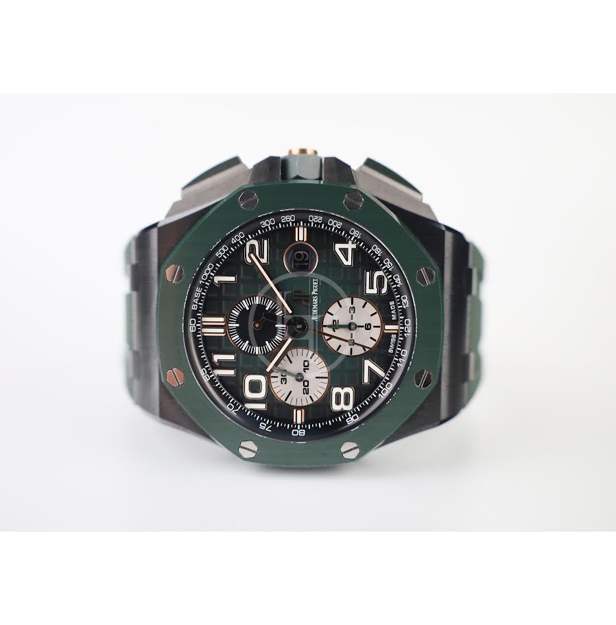 Audemars Piguet Royal Oak Offshore 44mm Chronograph Ceramic Green Bezel 26405CE.OO.A056CA.01