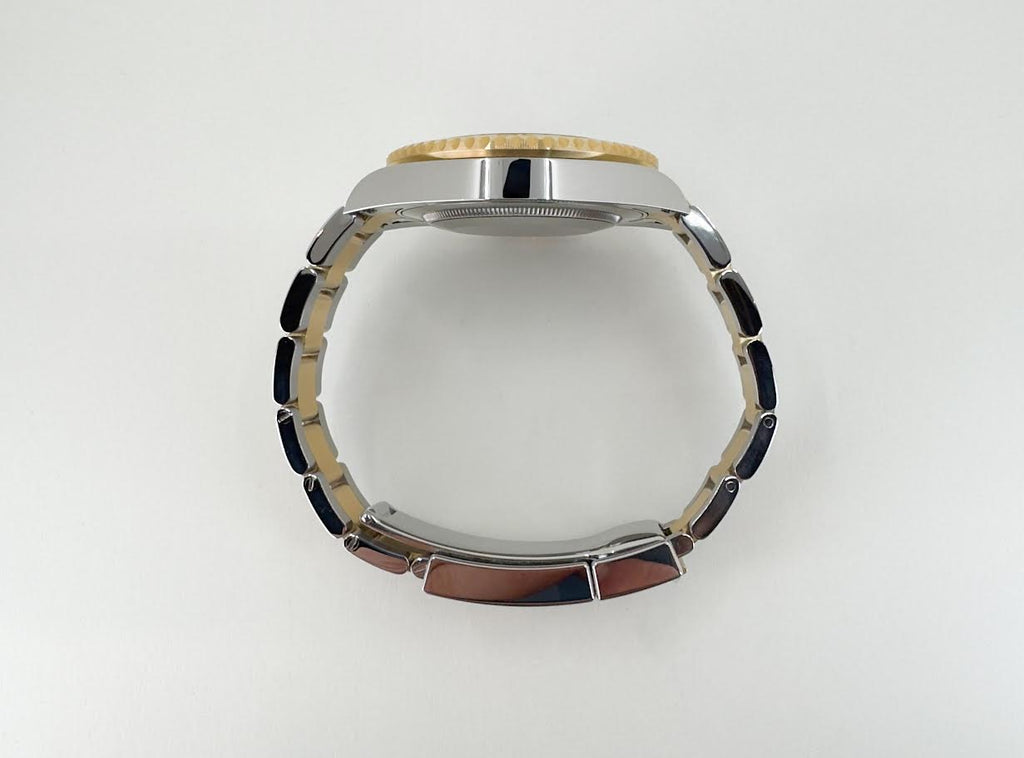 Rolex GMT Master II Yellow Gold/Steel Black Dial Ceramic Bezel Oyster Bracelet 116713LN