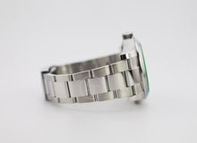 Load image into Gallery viewer, Rolex Milgauss Green Crystal Stainless Steel Blue Dial &amp; Bezel Oyster Bracelet 116400GV