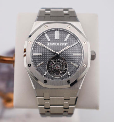 Audemars Piguet Royal Oak 41mm Flying Tourbillion Stainless Steel Grey Dial | 26730ST.OO.1320ST.06