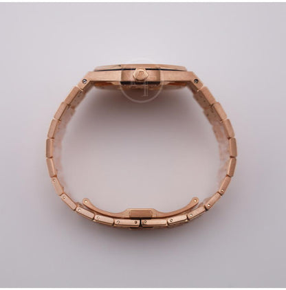 Audemars Piguet Ladies Collection Royal Oak Quartz Watch-Silver Dial 33mm-67651OR.ZZ.1261OR.01