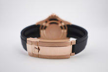 Load image into Gallery viewer, Rolex Everose Gold Yacht-Master 40 Watch - Black Dial - Oysterflex Strap - 126655 bk