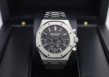 Audemars Piguet Royal Oak Chronograph Stainless Steel 41mm Black Dial Watch - 26320ST.OO.1220ST.01