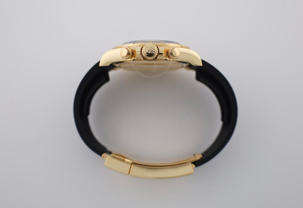 Rolex Cosmograph Daytona 40mm Yellow Gold Turquoise Blue Black Dial Cerachrom Bezel Oysterflex Bracelet - 126518LN - 2025