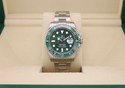 Rolex Submariner Date "Hulk" Stainless Steel Green Dial & Ceramic Bezel Oyster Bracelet 116610LV