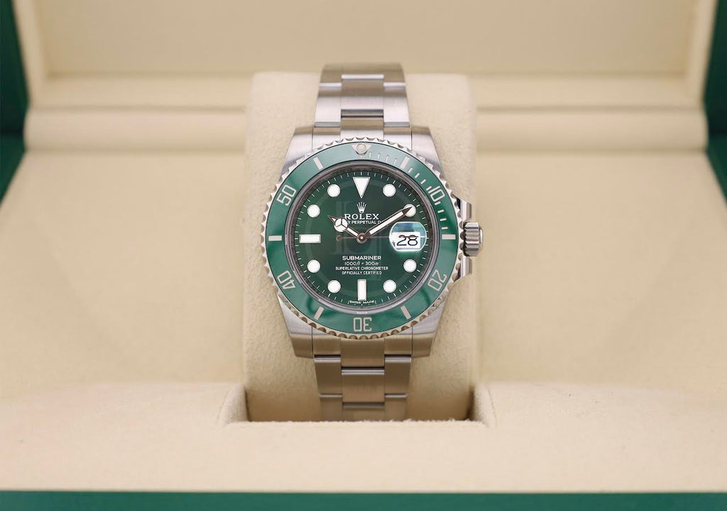 Rolex Submariner Date "Hulk" Stainless Steel Green Dial & Ceramic Bezel Oyster Bracelet 116610LV