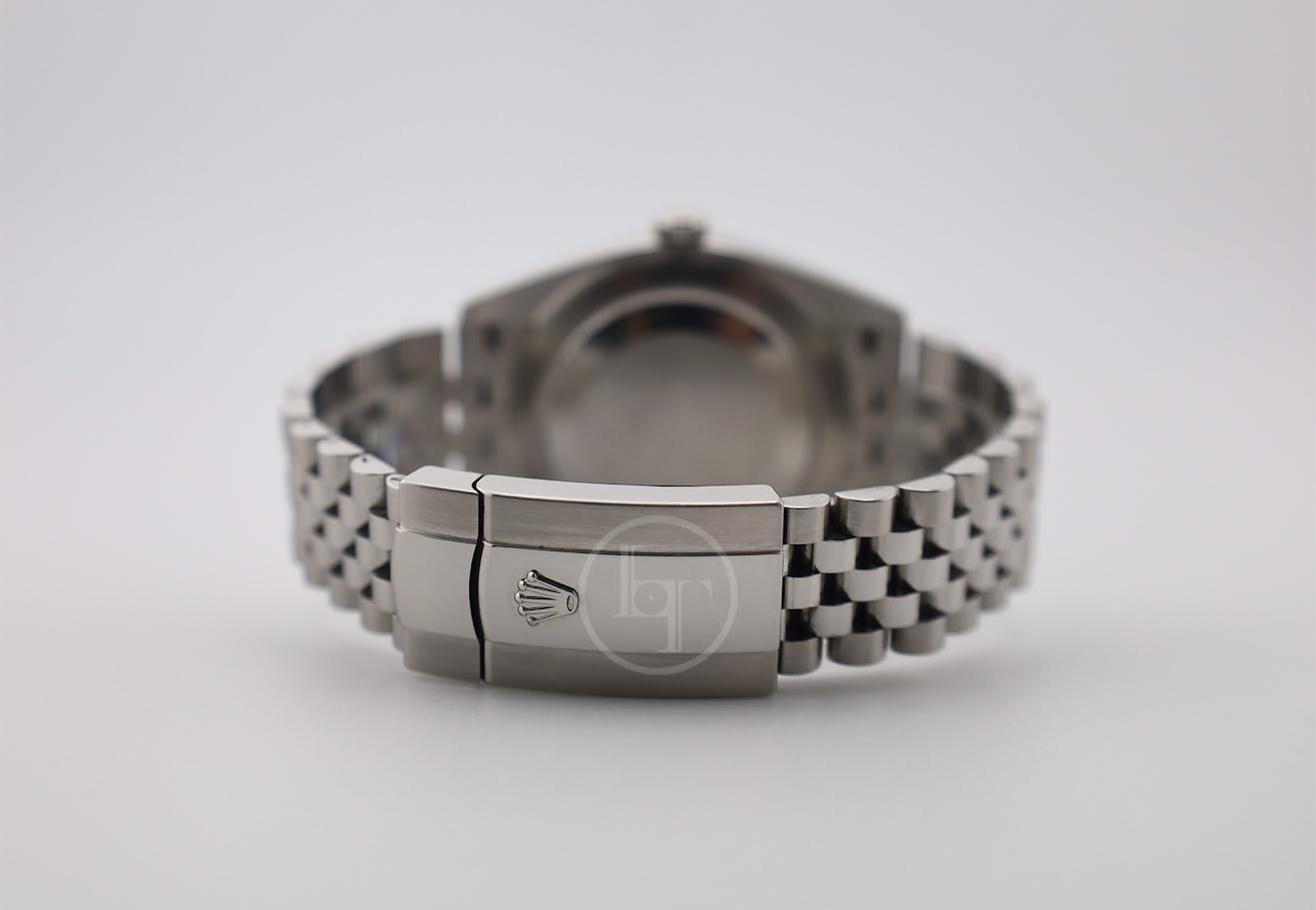 Rolex Datejust 41 White Gold/Steel Silver Index Dial Fluted Bezel Jubilee Bracelet 126334 -