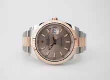 Load image into Gallery viewer, Rolex Datejust 41 Rose Gold/Steel Sundust Index Dial Fluted Bezel Oyster Bracelet 126331 -