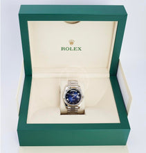 Load image into Gallery viewer, Rolex Day-Date 40 White Gold Blue Roman Dial &amp; Fluted Bezel President Bracelet 228239 -
