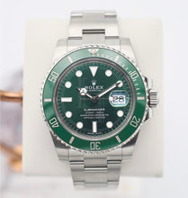 Load image into Gallery viewer, Rolex Submariner Date &quot;Hulk&quot; Stainless Steel Green Dial &amp; Ceramic Bezel Oyster Bracelet 116610LV