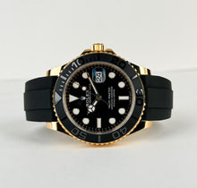 Load image into Gallery viewer, Rolex Yacht-Master 42 Yellow Gold Watch - Black Dial - Oysterflex Strap - 226658