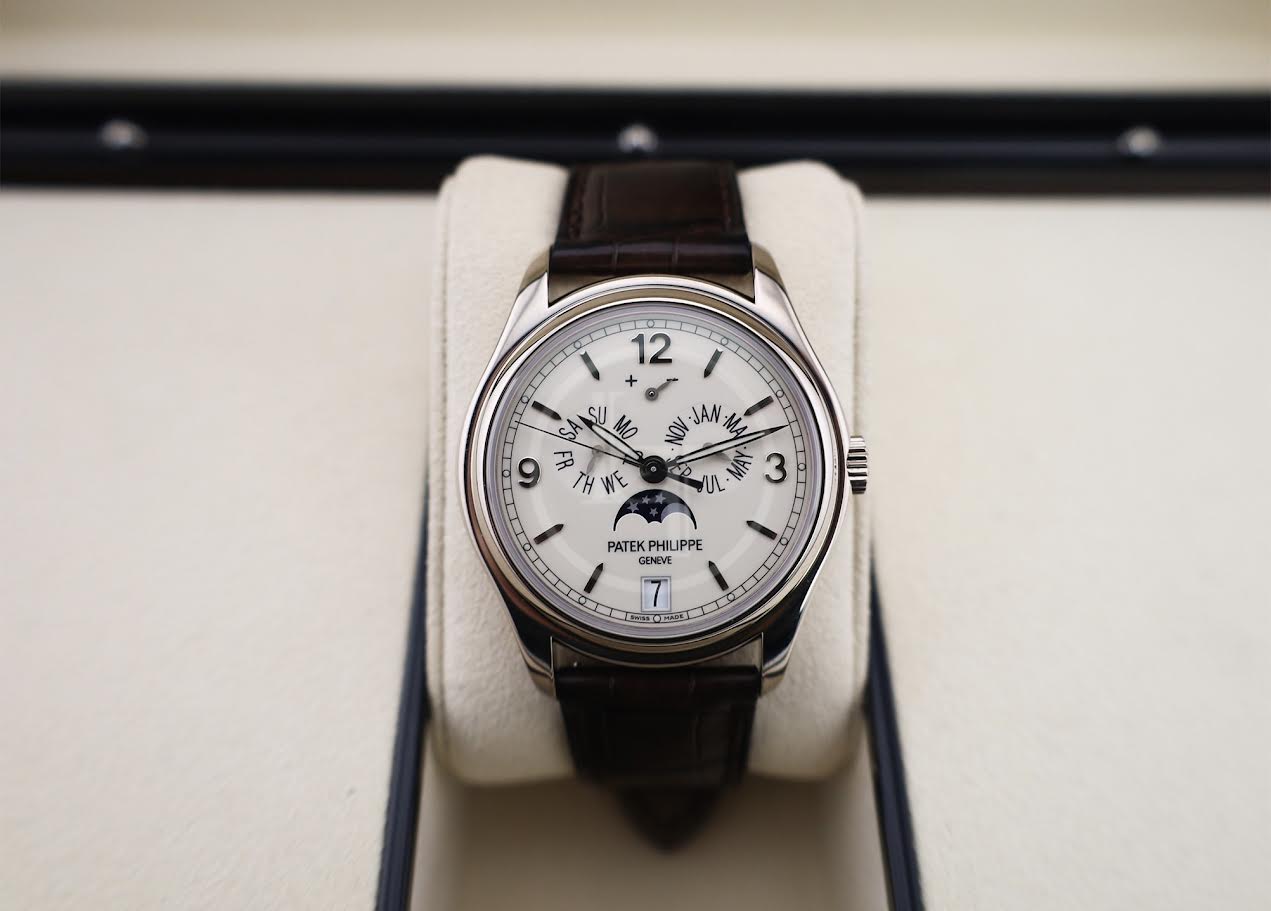 Patek Philippe Grand Complications Perpetual Calendar - White Gold - Lacquered Cream Dial - 5320G-001