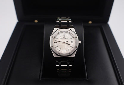 Audemars Piguet Royal Oak 34mm Stainless Steel Silver Dial - 77350ST.OO.1261ST.01