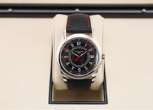 Load image into Gallery viewer, Patek Philippe Calatrava Date Sweep Seconds White Gold Black Carbon Motif Dial Red | 6007G-010