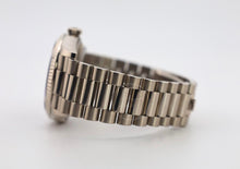 Load image into Gallery viewer, Rolex Day-Date 36 White Gold Blue Ombre Diamond Dial &amp; Fluted Bezel President Bracelet 128239