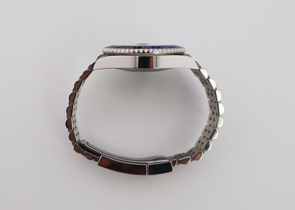 Rolex GMT Master II “Batgirl” Steel Black Dial Blue/Black Ceramic Bezel Jubilee Bracelet 126710BLNR