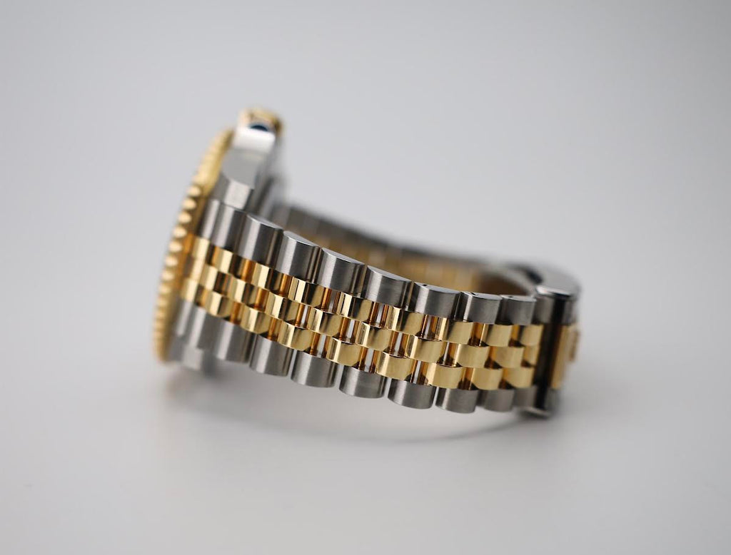 Rolex GMT-Master II Yellow Gold/Steel Black Dial 40mm Jubilee Bracelet Watch - 126713GRNR